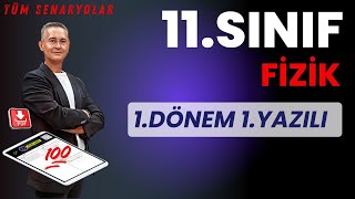 11SINIF FİZİK 1DÖNEM 1YAZILI ÇALIŞMASI  FİZİK YAZILI ÇALIŞMASI  1DÖNEM 1YAZILI ÇALIŞMASI [upl. by Jerrome]