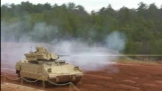 Rapid Fire 25mm Bradley American Firepower [upl. by Skilken]