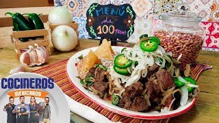 Receta Hígado encebollado  Cocineros Mexicanos [upl. by Enisaj872]