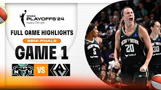 Las Vegas Aces vs New York Liberty  FULL GAME HIGHLIGHTS  September 29 2024 [upl. by Adachi]