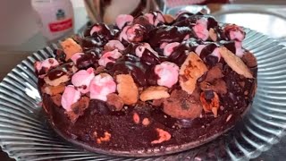 How To Make Marshmallows Chocolate Cake  Chocolate Marshmallows  Cake [upl. by Adnaral636]