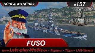 World of Warships Replay 157 Fuso  3 Kills  170K  deutsch [upl. by Ataliah]