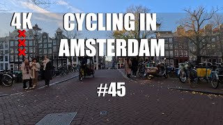 Amsterdams Charm Unveiled A 4K Cycling Odyssey through Iconic Canals and Streets [upl. by Fern818]