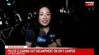 58 MPD Clears GWU Encampment 430 [upl. by Uis]