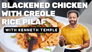 Kenneth Temples Blackened Chicken  An Introduction to Cajun and Creole Cooking  Food Network [upl. by Nerin564]