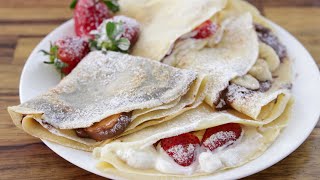 How to Make Crepes  French Crepe Recipe [upl. by Ramses774]