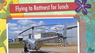 Robinson R44 Helicopter flight to Rottnest Island Western Australia [upl. by Aryas]