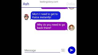 Ash Tells His Mom About Serena Amourshipping Texting Story Ep 1 [upl. by Martine566]