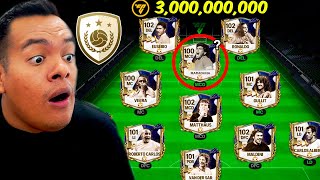 Creamos amp Usamos el MEJOR EQUIPO FULL ICONOS TOTY Mejor Equipo de Leyendas en FC Mobile [upl. by Gerge]