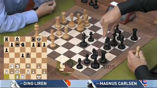 DING LIREN VS MAGNUS CARLSEN  Blitz Chess [upl. by Skipp843]