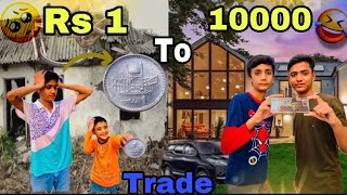 Trade rupees 1 to 1000 rupees  gone badly failed   MrDisastervlogs  3Manchly [upl. by Kinsman138]