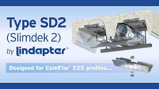 Lindapters Slimdek 2 decking fixing [upl. by Mairym434]