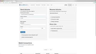 How to Send Bitcoin from your LocalBitcoins wallet [upl. by Lad822]