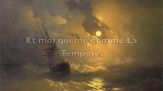 Les Adieux de la Tempête Paroles  Promotion Jean Vallée [upl. by Neelehtak]