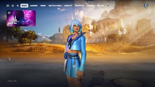 Fortnite PS5  Baby Blue Aphrodite Victory Royale Zero Build [upl. by Therron897]