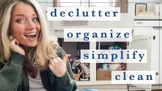 Simplifying Decluttering  Organizing My Home  Gentle Motivation Clean With Me in 2024 [upl. by Dnalrah]