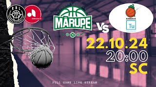 BK MārupeLU vs KandavaTurība  Ramirent NBL 20242025 [upl. by Zeitler]