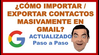 ¿Cómo Importar contactos a gmail actualizado 2023 [upl. by Calle592]