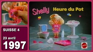 BARBIE Shelly  Heure du pot de Mattel  PUB  SUISSE 4  23041997 [upl. by Schwenk753]