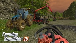 Setting Up In A NEW Place  Silverrun Forest  Farming Simulator 22 [upl. by Ocirema]