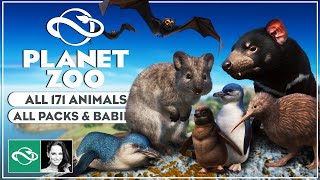 ▶ All 171 Animals amp Babies  Every Animal in Planet Zoo [upl. by Laniger]