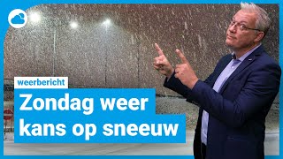 Zondag weer kans op sneeuw [upl. by Gherardi]