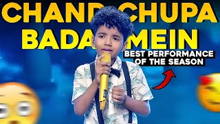 Chand Chupa Badal Mein Avirbav Shocking Performance Superstar Singer 3 Reaction [upl. by Nodnil396]