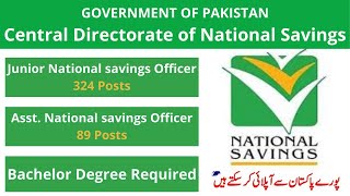 National Saving Jobs 2024  Central Directorate of National Savings Jobs 2024  Fill Form Online [upl. by Marlo773]