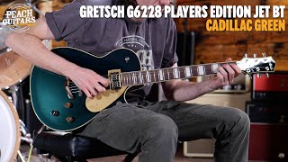 No TalkingJust Tones  Gretsch G6228 Players Edition Jet BT  Cadillac Green [upl. by Hadden611]