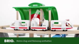 BRIO Metro City Train Set 33514 Deutsch [upl. by Darnall38]