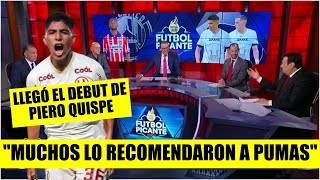 DEBUTA Piero Quispe en Pumas La JOYA peruana quotEste equipo meterá MUCHOS golesquot  Futbol Picante [upl. by Almund999]