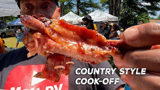 BBQ Ribs at The Country Style Cook Off [upl. by Dorian589]