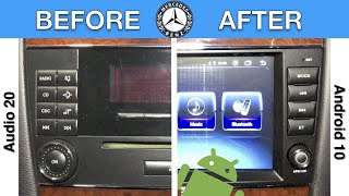 MERCEDES C200 W203  ANDROID HEADUNIT INSTALL GUIDE [upl. by Clabo]