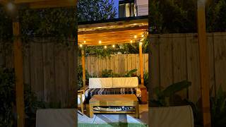 Adding solar festoon lights to my new pergola festoonlights [upl. by Osbourne]