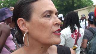 Cutty interviews Cindy Breakspeare at Bob Marley Day 2012 [upl. by Byrdie]