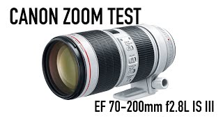 Canon EF 70200mm f28L IS III Zoom Lens Test [upl. by Anehsuc882]