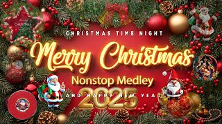 Nonstop Christmas Songs Medley 2025 🎄 Best Christmas Songs Of All Time 🎅 Christmas Time Night [upl. by Grant892]