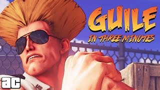 The Story of Guile from Street Fighter in 3 Minutes  Video Games In 3 [upl. by Turino337]