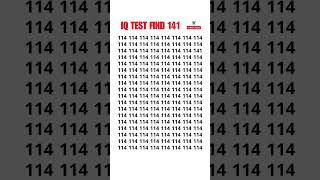 IQ Test  Can You Find 141 [upl. by Licha]