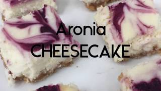 Superberries Aroniaberry Cheesecake Recipe Video [upl. by Bendix]