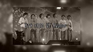 BTS sped up audios playlist [upl. by Namas305]