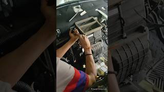 Car AC blower open and heating coil changeshorts viralvideorepaircar [upl. by Hoopen]