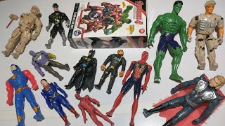 AVENGERS TOYSAction FiguresSuperhero CollectionIronman vs Thor vs Venom vs Spiderman [upl. by Stephenie]