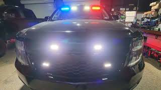 ILMODS  2020 Chevy Tahoe Feniex Industries Q3 T3 FusionS 360 Blackedout Police Texas Traffic Cop [upl. by Rai683]