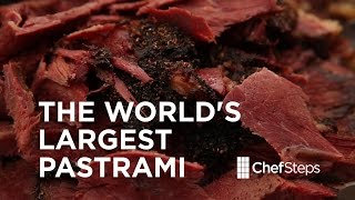 Worlds Largest Pastrami • ChefSteps [upl. by Pang]