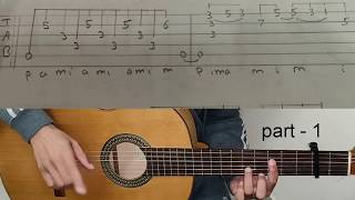 Almoraima  8  TABs  best flamenco guitar lessons  contact for any Flamenco song [upl. by Oler]