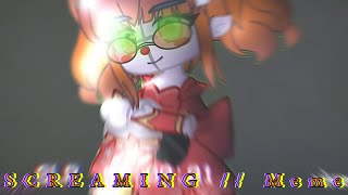 SCREAMING  Meme  FNAF Gacha Club [upl. by Garlan]