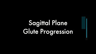 Physical Therapy Sagittal Plane Glute Progression [upl. by Barnum]