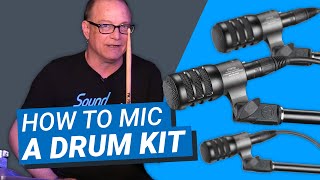 Pro Tips How to Mic a Drum Kit for a Live Event [upl. by Huggins]