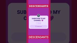 DisneyDescendantsdescendienteslatdovecamerondescendants disney1kkpopblackpinkshorts [upl. by Eillak]